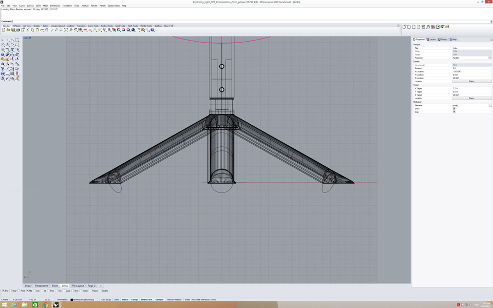 Making of the Phi lamp